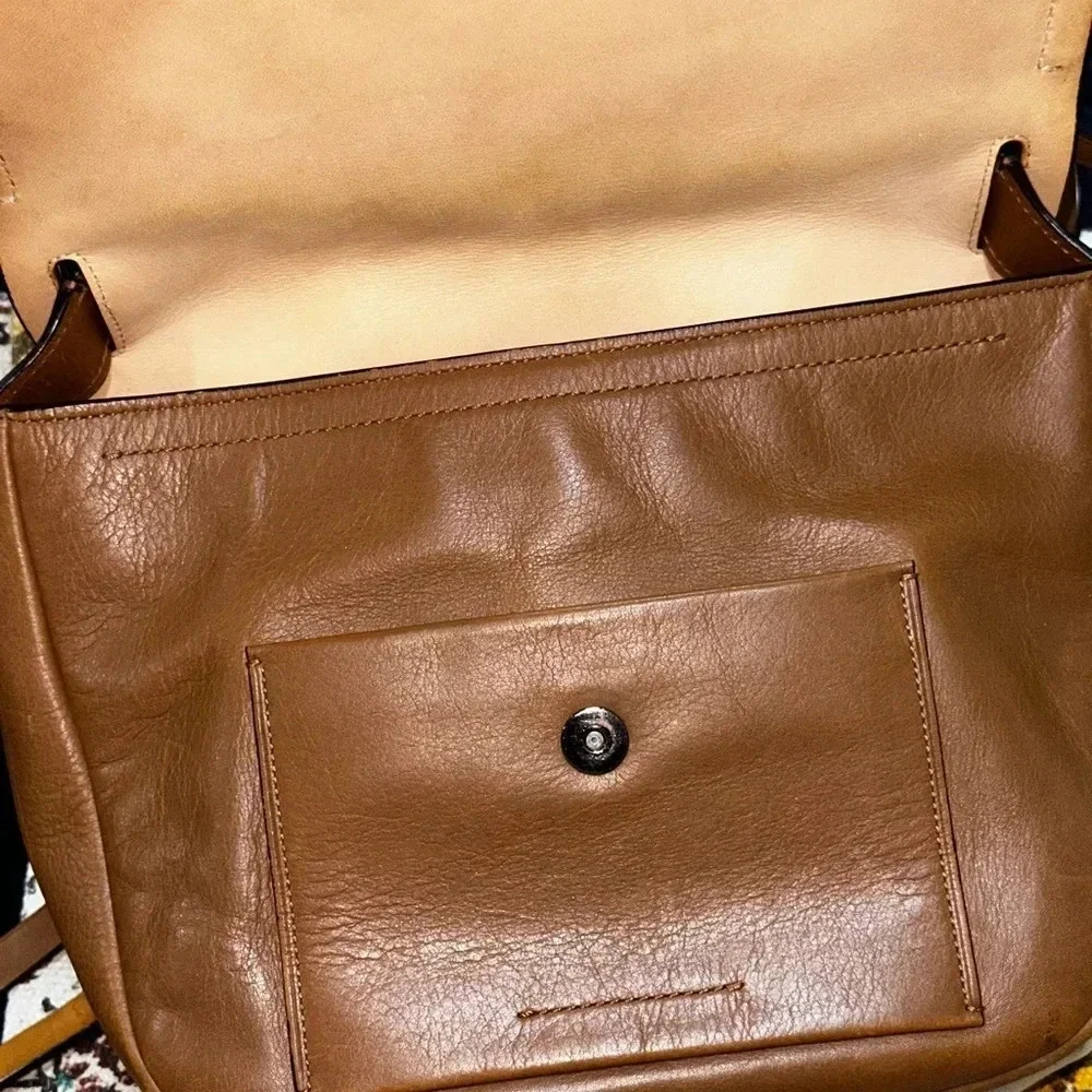 Reed Krakoff Tan Leather Top Handle & Crossbody Bag‎